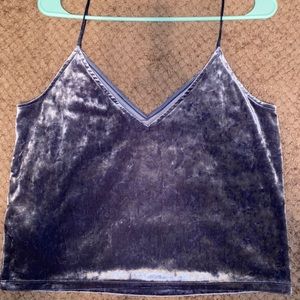 cute going out velvet top!
